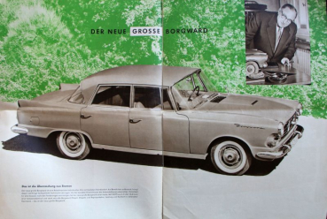 Borgward Modellprogramm 1959 Automobilprospekt (1350)
